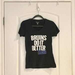 Vintage Champions UCLA "Bruins Do It Better" navy blue cotton fitted t-shirt